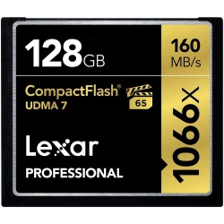 Lexar Professional UDMA 7 1066x CompactFlash Card 128GB